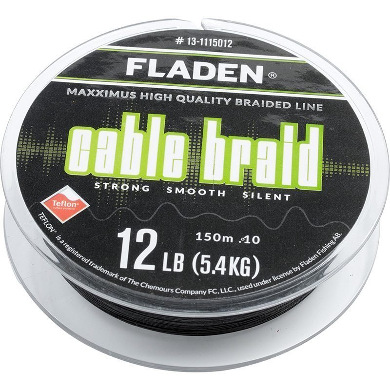 Fladen Maxximus Cable Braid 150M Siyah İp Misina 0.13 MM
