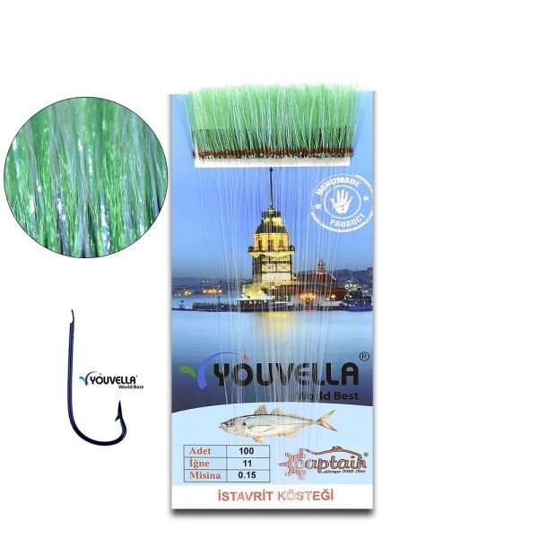 Youvella 7567 İstavrit Kösteği Kartonda 100 İğne 0.15 mm Köstek 04