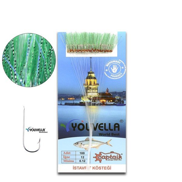 Youvella 7567 İstavrit Kösteği Kartonda 100 İğne 0.15 mm Köstek 05