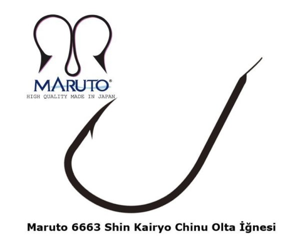 Maruto 6663NS Siyah Nikel Olta İğnesi 5