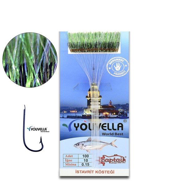 Youvella 7567 İstavrit Kösteği Kartonda 100 İğne 0.15 mm Köstek 08
