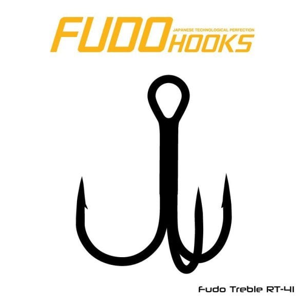 Fudo 2211 Treble RT Üçlü Black Nikel İğne 2