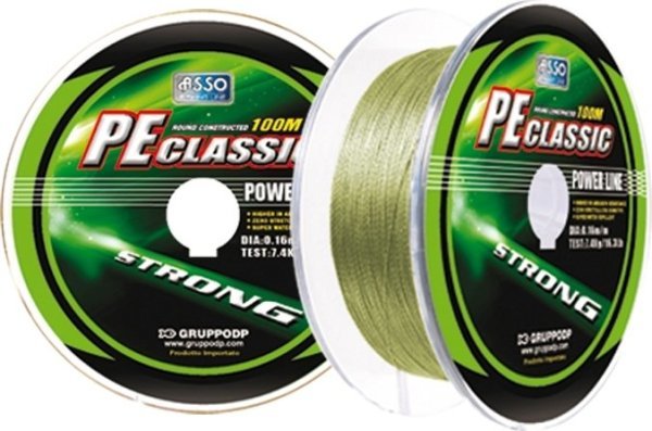 Asso Pe Classic 6 Örgü ( Dyneema ) 100 MT NO: 0,36MM / 56,80 LB