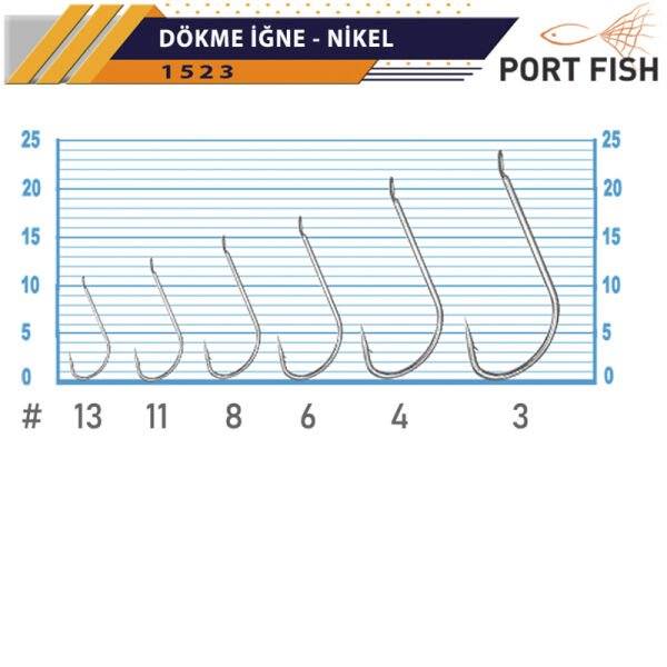 Portfish  1523 Dökme İğne 2000 Li Paket 4
