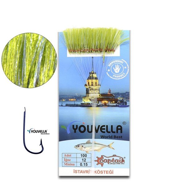 Youvella 7567 İstavrit Kösteği Kartonda 100 İğne 0.15 mm Köstek 12