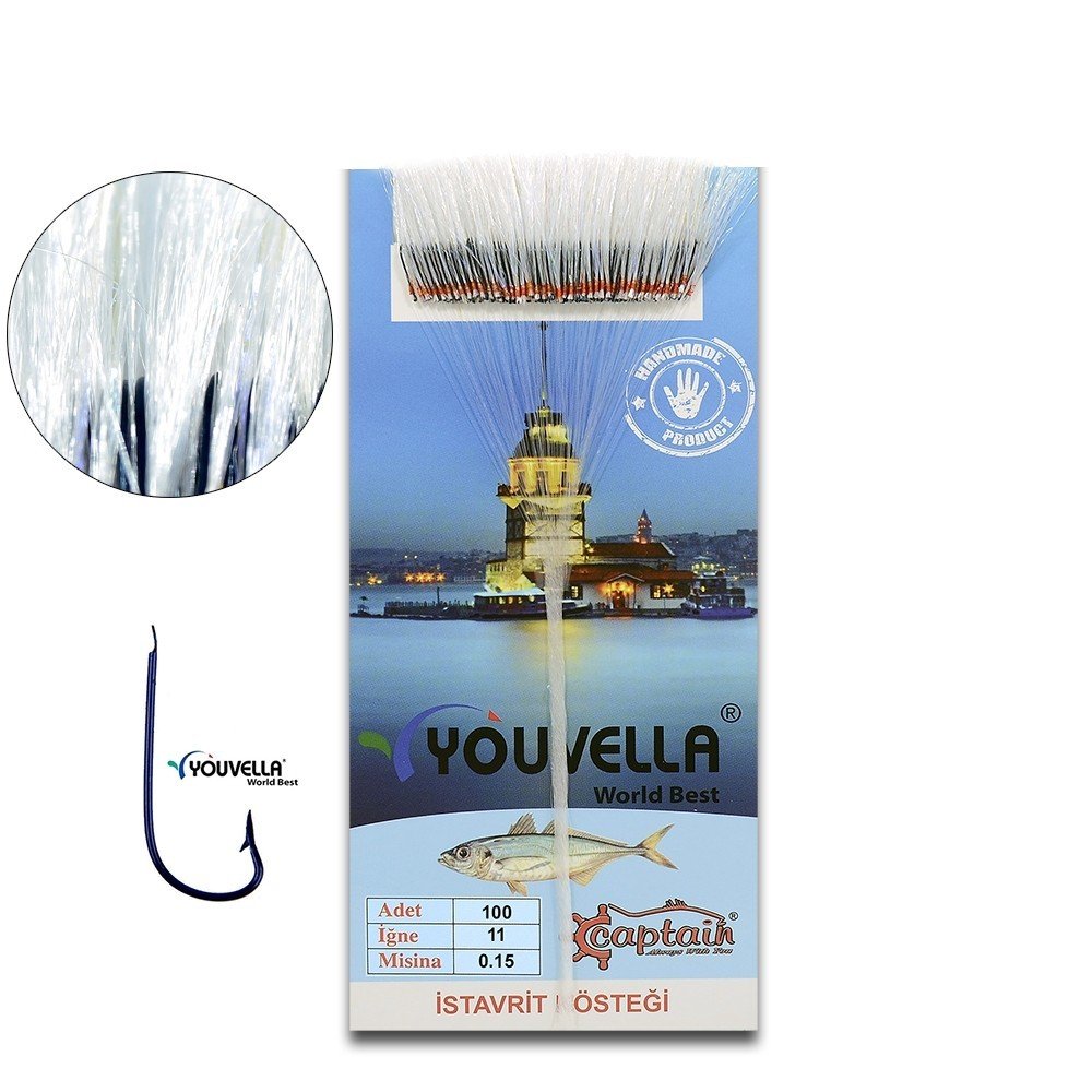 Youvella 7567 İstavrit Kösteği Kartonda 100 İğne 0.15 mm Köstek 14
