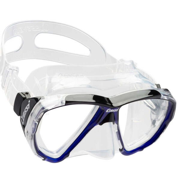 Cressi Big Eyes Dalış Maskesi CLEAR-BLUE