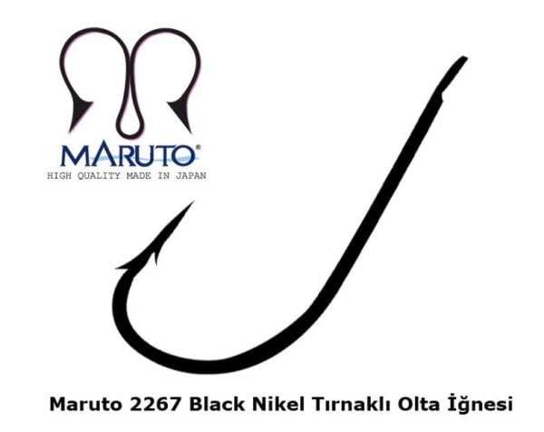 Maruto 2267NS Siyah Nikel Olta İğnesi 4