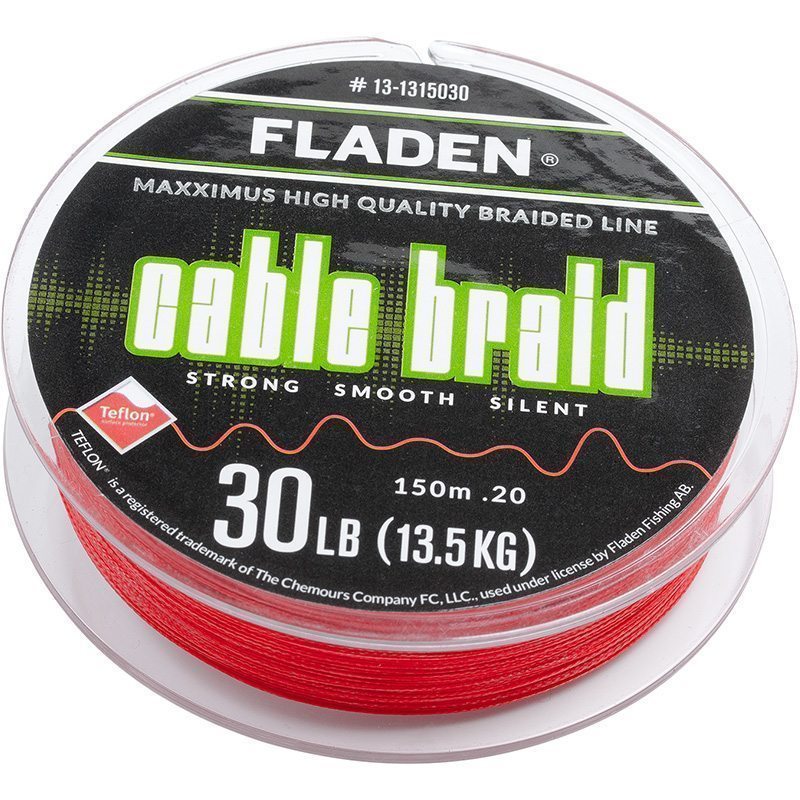 Fladen Maxximus Cable Braid 150M Kırmızı İp Misina 0.10MM