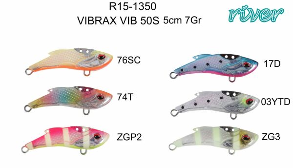 River Vibrax Vib 50S 5Cm 7Gr Maket Balık 03TYD