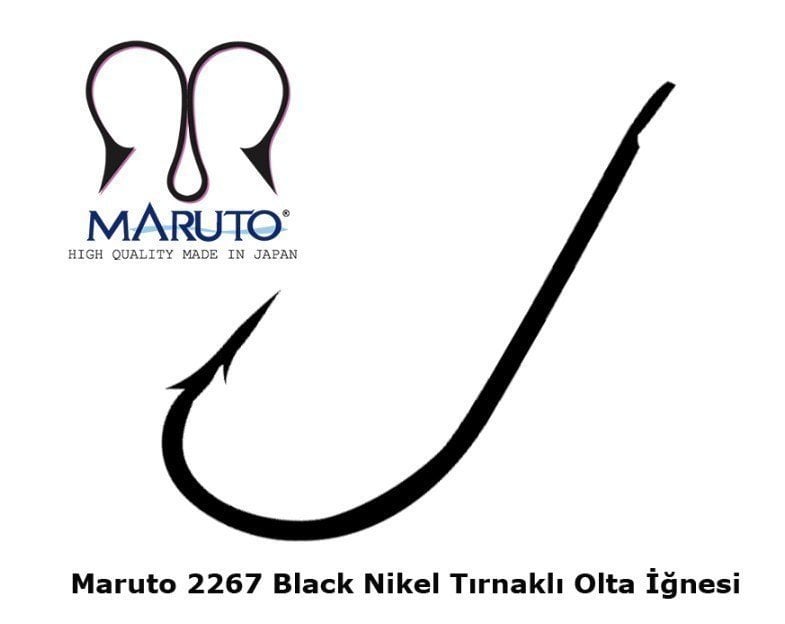 Maruto 2267NS Siyah Nikel Olta İğnesi 6