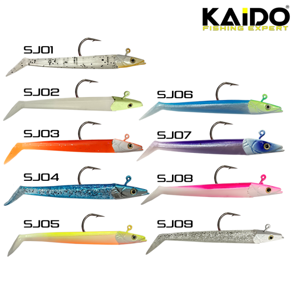 Kaido SJ Sandeel 10cm/22g Silikon Yem SJ04