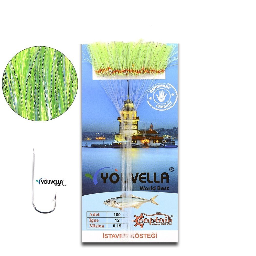 Youvella 7567 İstavrit Kösteği Kartonda 100 İğne 0.15 mm Köstek 19