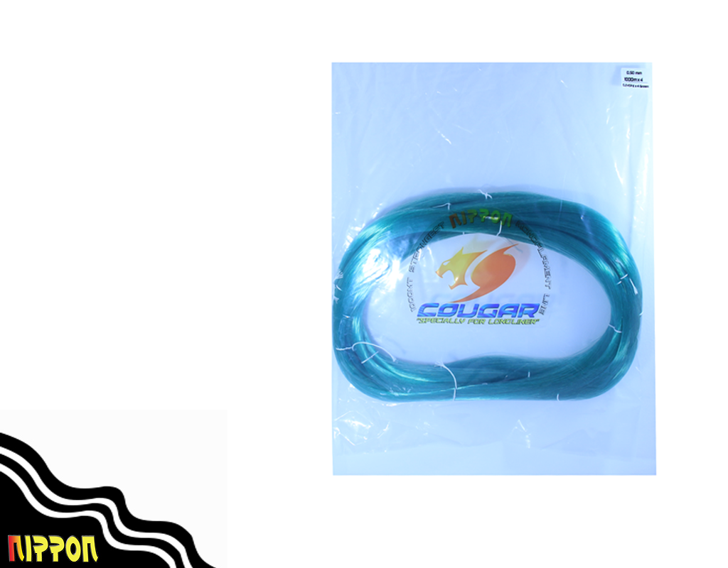 Nippon Cougar Çile Misina Yeşil 1000 mt 60 mm