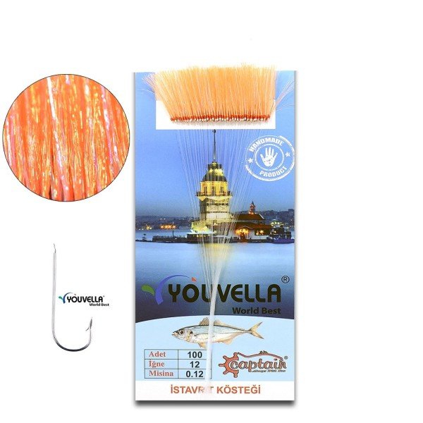 Youvella 7567 İstavrit Kösteği Kartonda 100 İğne 0.15 mm Köstek 21