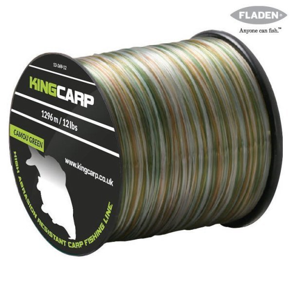 Fladen King Carp Yeşil Kamuflaj Misina 0.35 MM