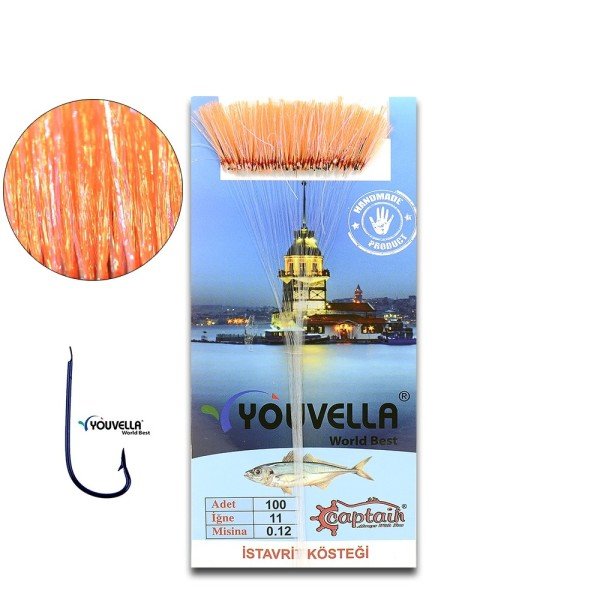 Youvella 7567 İstavrit Kösteği Kartonda 100 İğne 0.15 mm Köstek 22