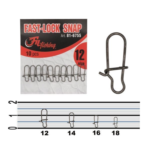 Fast-Lock Snap 10pcs 12