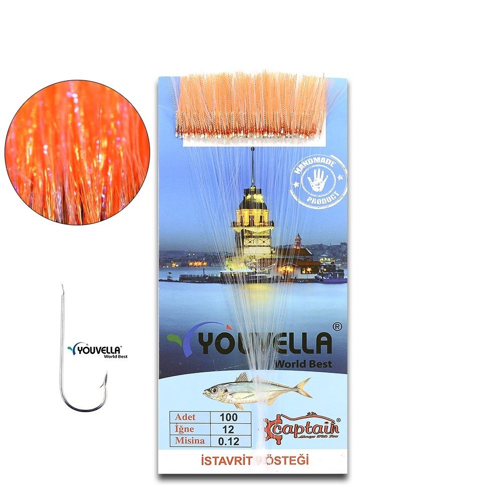 Youvella 7567 İstavrit Kösteği Kartonda 100 İğne 0.15 mm Köstek 23