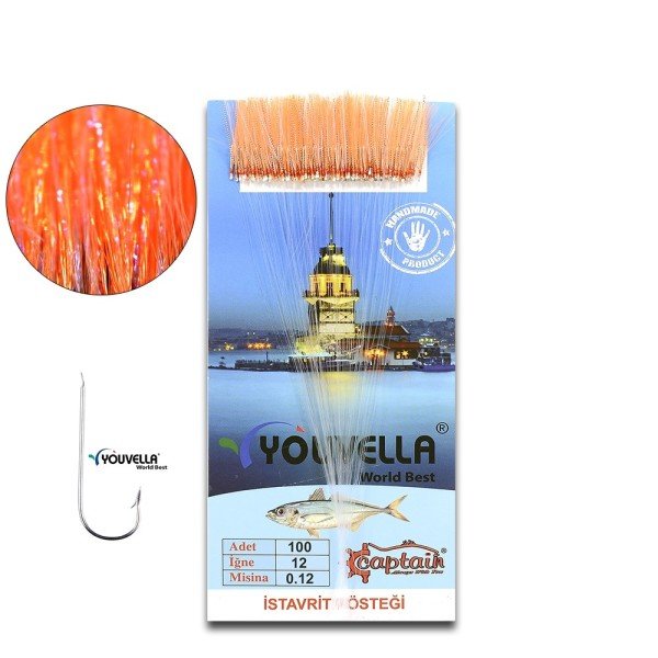 Youvella 7567 İstavrit Kösteği Kartonda 100 İğne 0.15 mm Köstek 23