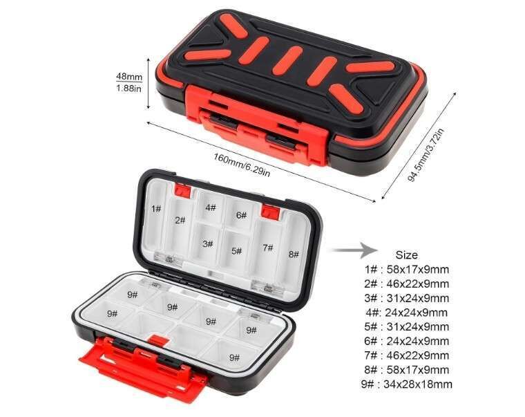 Captain 7247 Profesyonel LRF Malzeme Kutusu 16x9x45cm