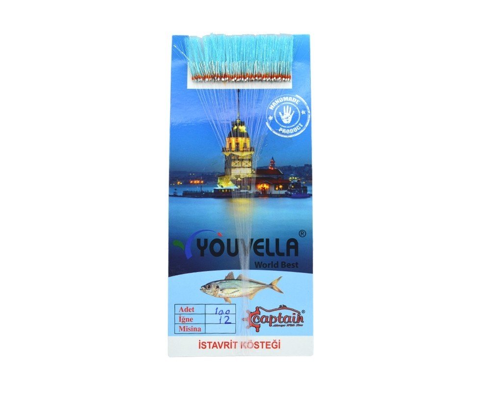 Youvella 7567 İstavrit Kösteği Kartonda 100 İğne 0.15 mm Köstek 25