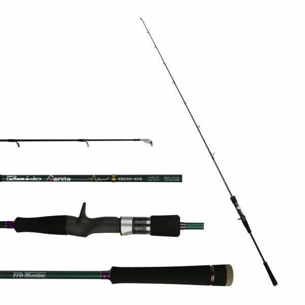 Kaido-Nervio Solid Caron Baitcast Rod KNC591-XHS Jig Kamışı