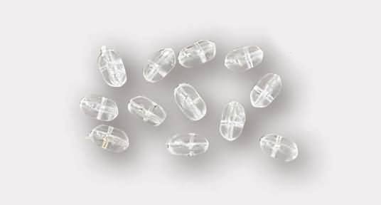 Fladen 4 Yön Şeffaf Boncuk 12P L