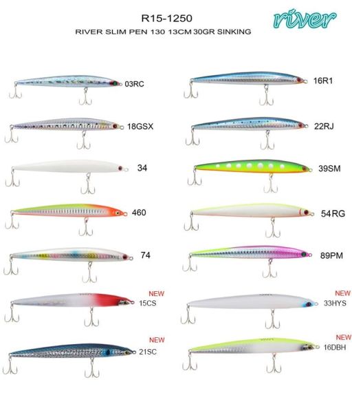 River Slimpen 130S 13Cm 30Gr 03RC