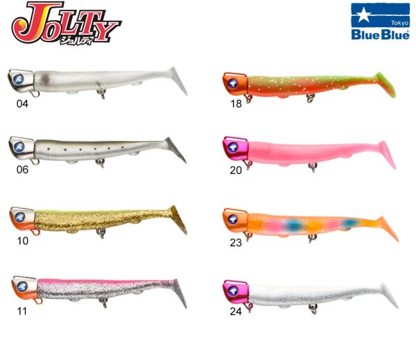 BlueBlue Jolty Silikon & 15G Jighead 23