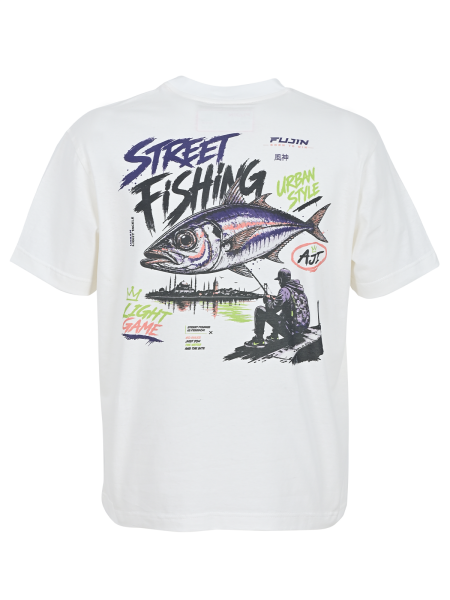 Fujin S26 Street Fishing T-Shirt Ecru