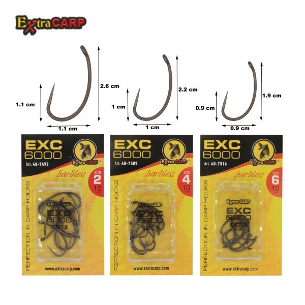 Hooks Exc 6000 10 Pcs 2