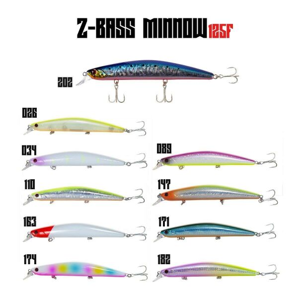 Fujin Z-Bass Minnow 125F 21gr Maket Balık 