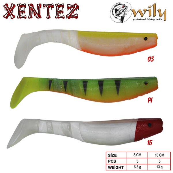 Wily Xentez Turna Silikon 8 cm 15