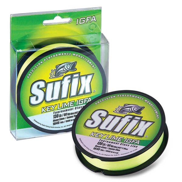 Sufix Key Lime Igfa Misina NEON LIME - 0.68MM - 600M - 24KG