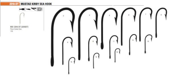 Mustad Olta İğnesi 2310 DT 100 lü GALVENİZ - NO:9