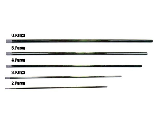 Captain 1500 Camelon Teleskobik Kamış Yedek Parça 400cm 2.Parça