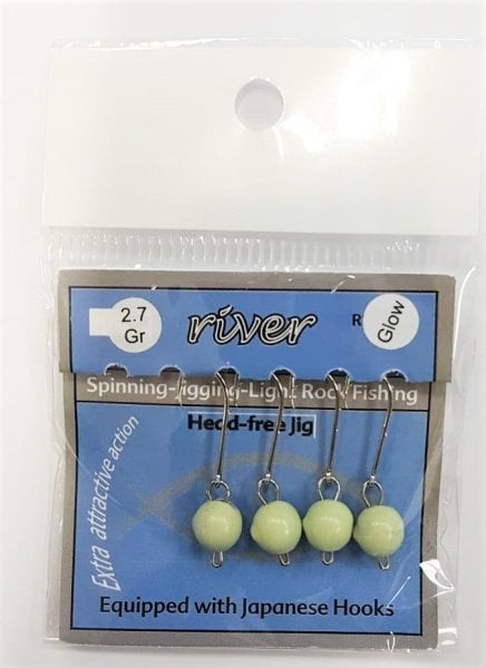River Jig Kafa Hareketli İğneli Glow