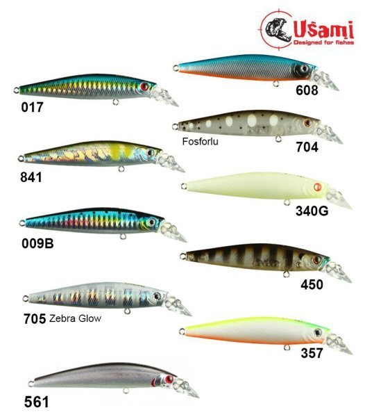 Usami Bay Shinner 85 SP-MR 9.7 G Maket Balık 450