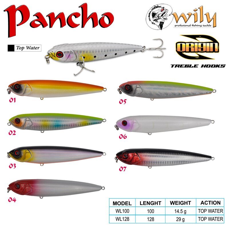 Wily Pancho 12.8 cm Maket Balık 29 gr 02