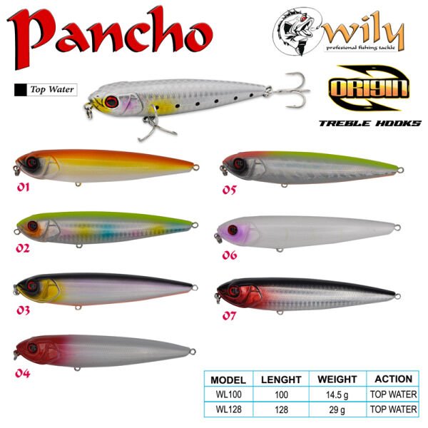 Wily Pancho 12.8 cm Maket Balık 29 gr 02