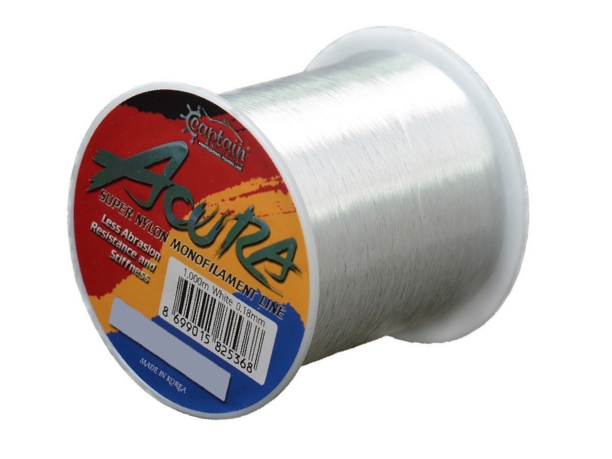 Captain Acura 1.000mt Monofilament Misina Beyaz 0.40 mm