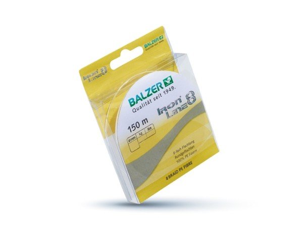 Balzer 12661 İron Line Soft PE 8 Örgü İp Misina 150mt Sarı 0.27 mm