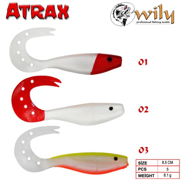 Wily Atrax Turna Silikon 8.5 cm 02