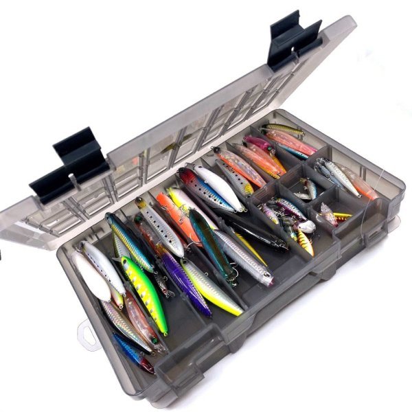 Lineaeffe Scatola Plastica Doppio Coperchio 36x22x7 cm