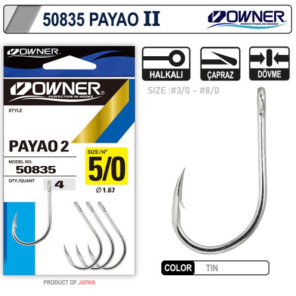 Owner 50835 Payao 2 White İğne 7-0