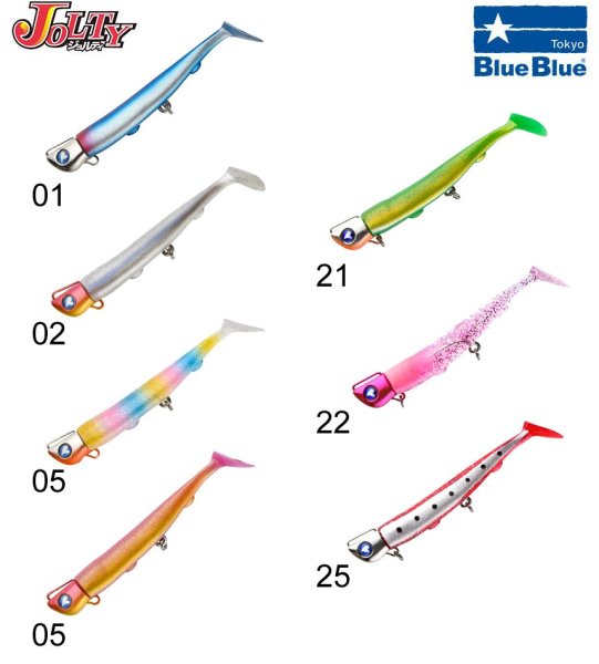 BlueBlue Jolty Silikon & 22G Jighead 25