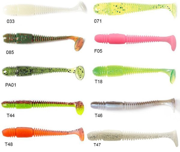 Lucky John Tioga 3.4'' (8.64 cm) 6P Silikon Yem 085