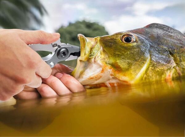 Captain 7506 Grip Alüminyum Balık Tutucu Kılıflı Kendinden Kilitli 19cm