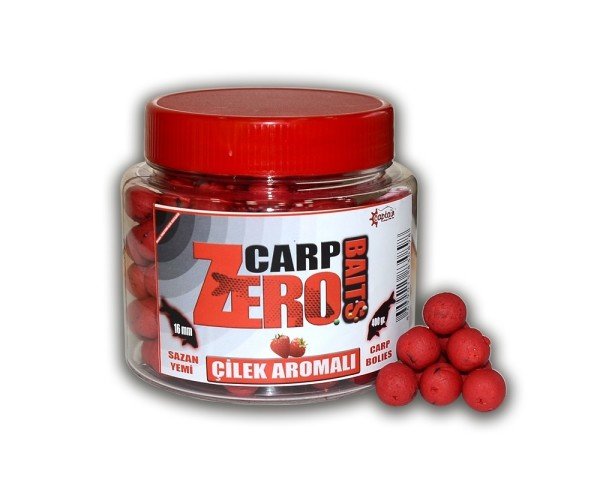 Carp Zero Boili 400gr Doğal Sazan Yemi 18mm Çilek